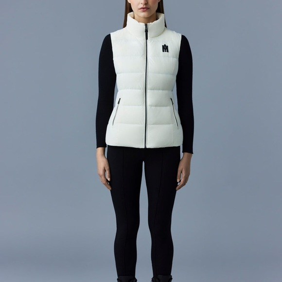MACKAGE GISELA CREAM XS - BRAND NEW LADIES DOWN VEST - Picture 2 of 8
